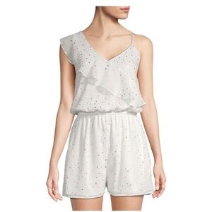 Collective Concepts One Shoulder Star Romper
